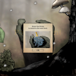 【ポータルは青い無数の光の輝きで表現され、この中に蜘蛛が移動すると次のレベルへと切り替わる】