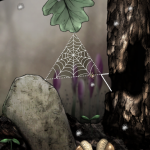 【３本以上の糸で幾何学形を作ると自動認識されて巣となる】