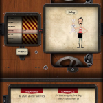 【この場合は、"move on"（新しいことを始める）の意味が、かつてはライオンが相棒だったサーカス団員が、今はマジシャンになっているというアニメーションで示される】