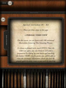 【利用方法の解説はテキストのみだが、あえて年代を感じさせる表示にして、アプリのテイストに合わせている】